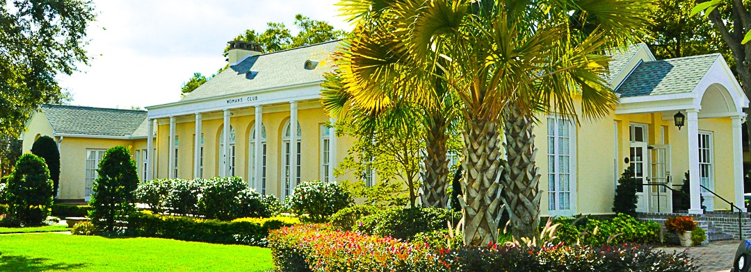 The historic clubhouse of The Woman's Club of Winter Park