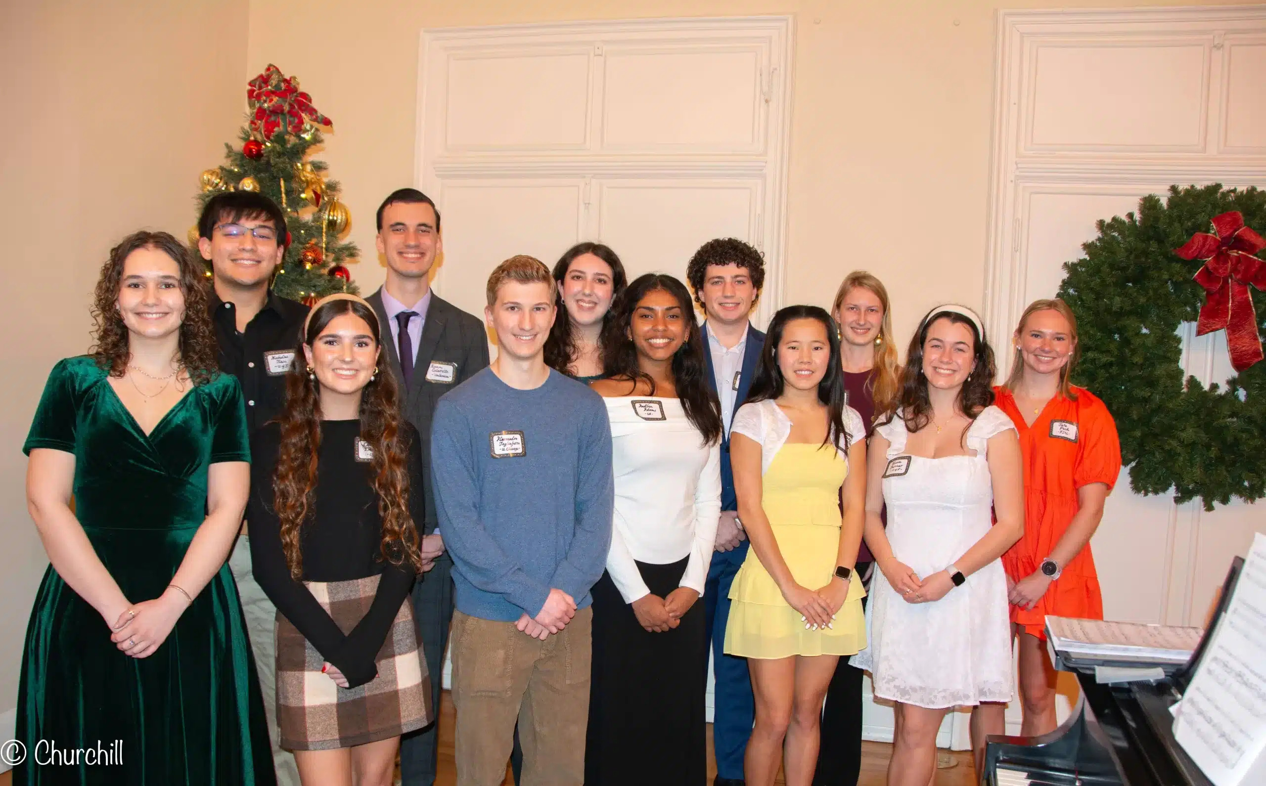 Scholarship recipients and members